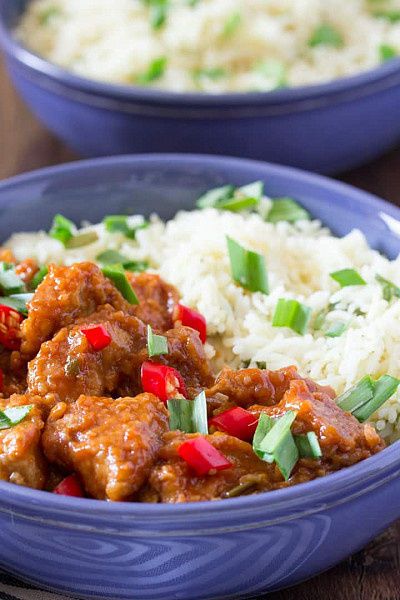 Chicken Manchurian Rice Meal Bowl