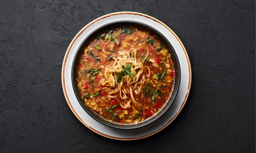 Veg Talumein Soup(Chinese)