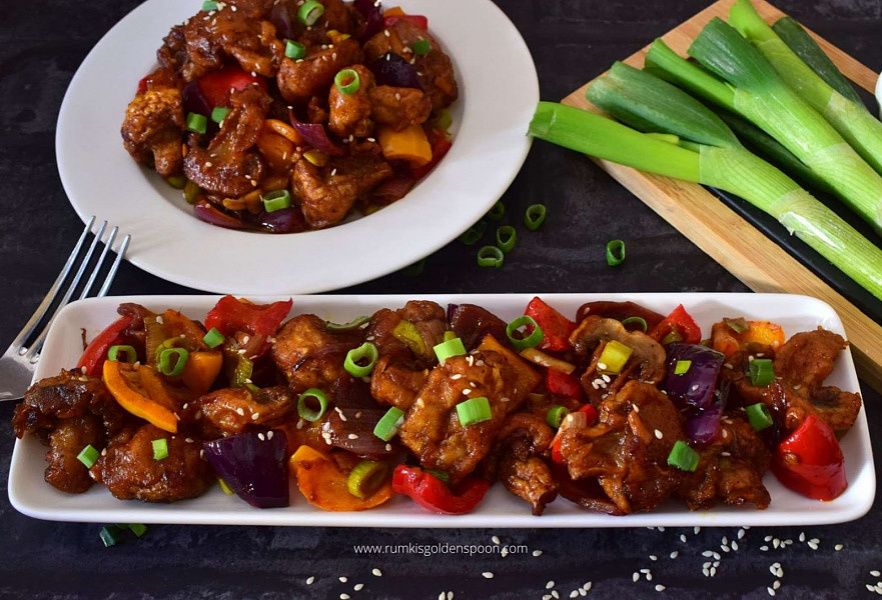 Chilli Mushroom (Indo Chinese)