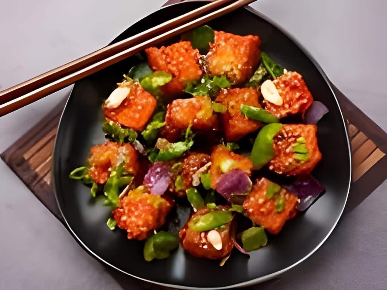 Chilli Paneer Dry (Indo Chinese)