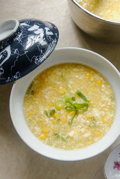 Tofu Sweet Corn Soup(Chinese)