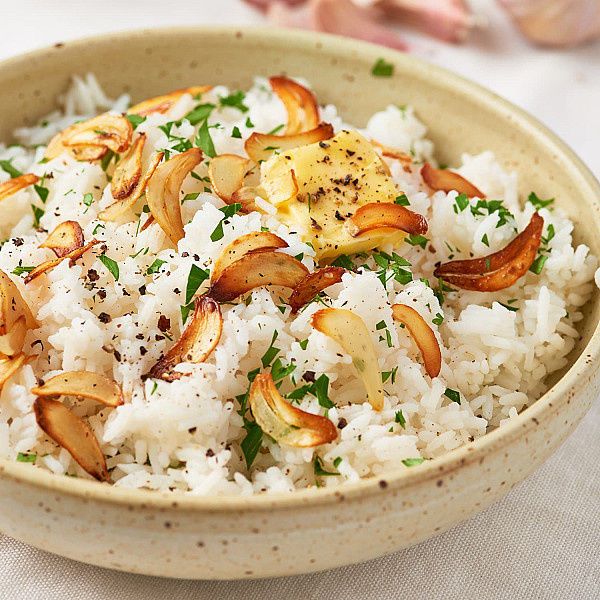 Roasted Garlic Rice (Chinese)