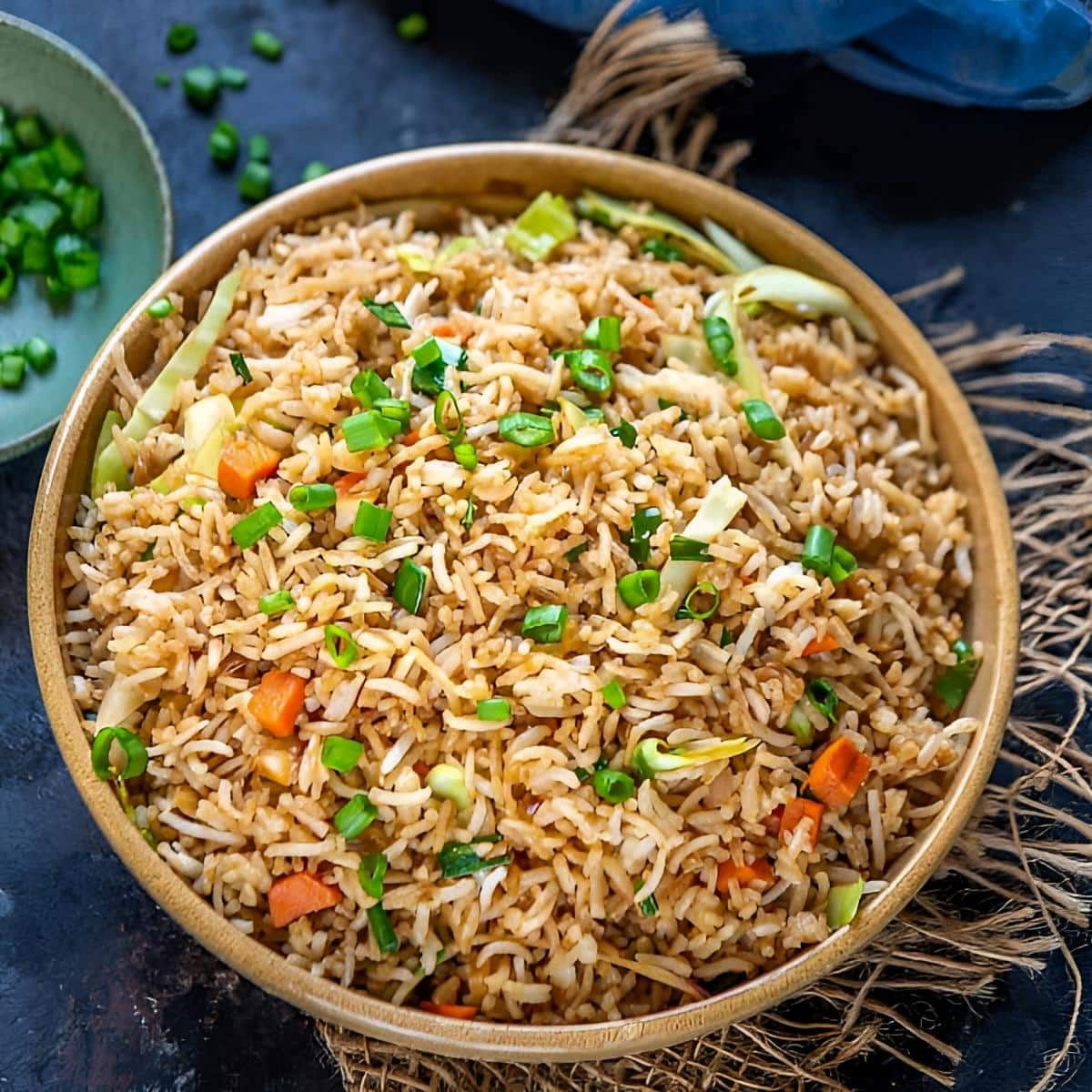 Classic Veg Fried Rice (Indo Chinese)