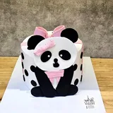 panda theme cake