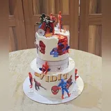 Spiderman Rotating Cake
