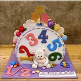 6 Month Birthday Cake