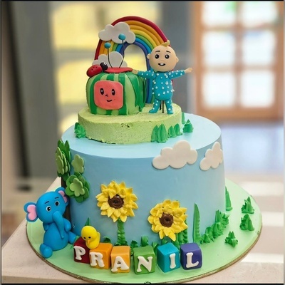 Cocomelon theme Cake