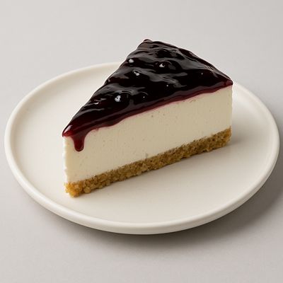 Blueberry Cheese Cake Slice