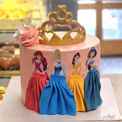princess theme cake