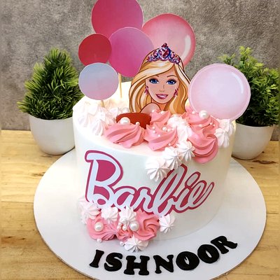 Barbie Theme Cake