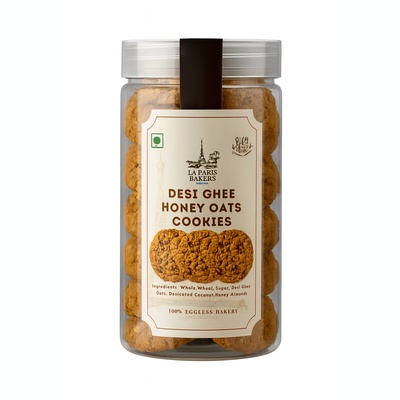 Desi Ghee Honey Oats Cookies