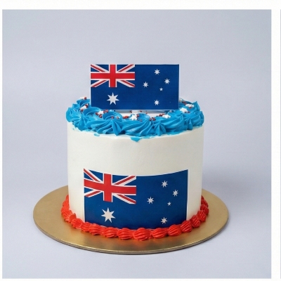 Happy journey themed cake.