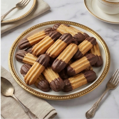 Butter Choco-dip Cookies 250gms