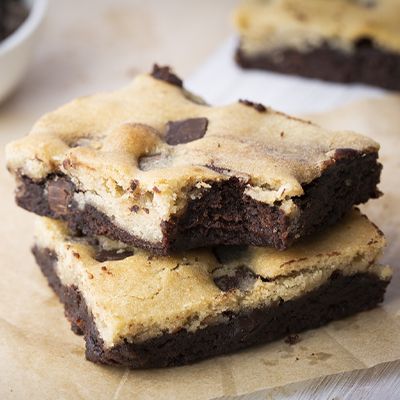 Eggless Cookie Brownie [1 Piece]
