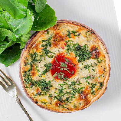 Non-Veg Quiche [1 Piece]