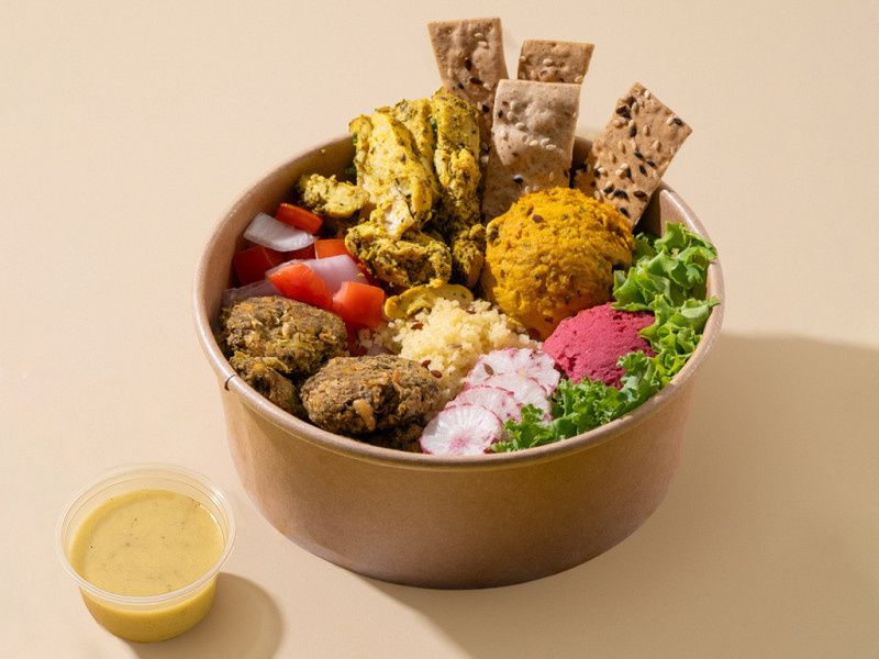 Veg | Mezze Bowl (Balanced, High Protien)