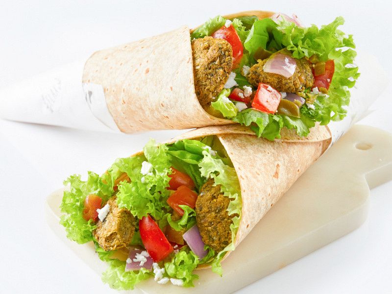Falafel Wrap ( High Protein)