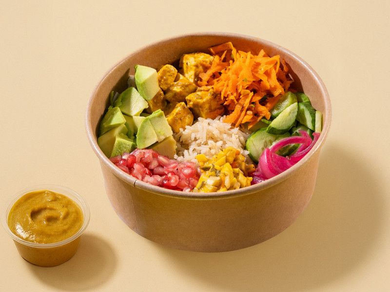 Madras Tofu Curry Bowl
