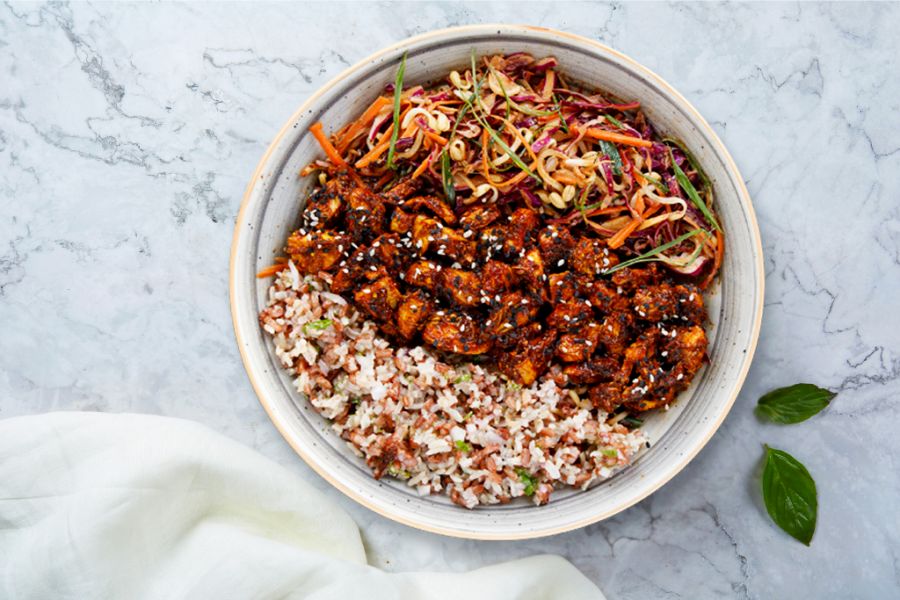 Asian Veggie Bowl ( Low Fat)