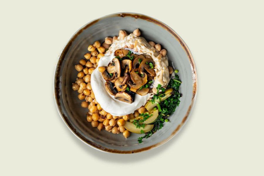 Chickpea & Mushroom Stroganoff ( Gluten Free, Low Carb )