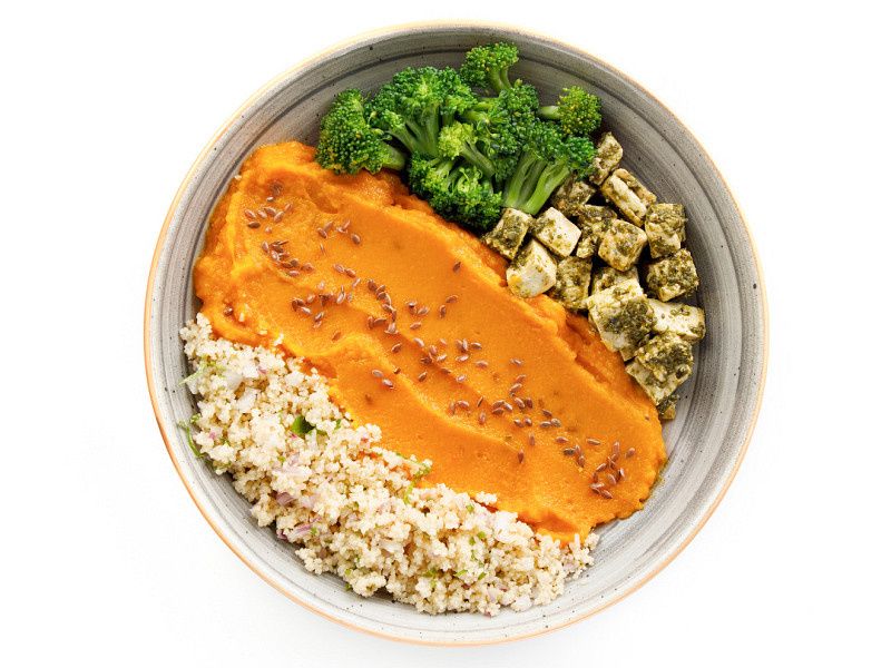 Basil Pesto Paneer Meal