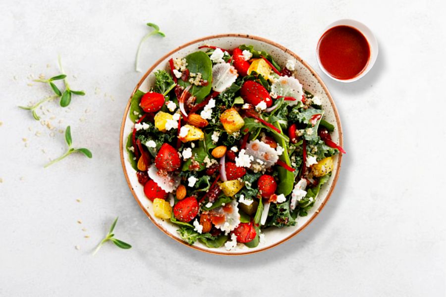 Strawberry Bliss Salad (Protein - Rich)