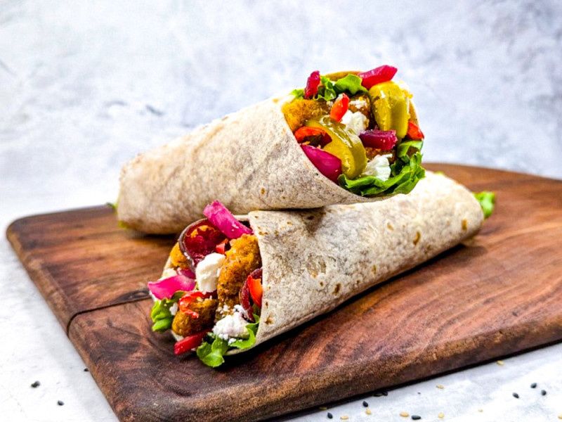 Mediterranean Falafel Wrap ( High Protein)