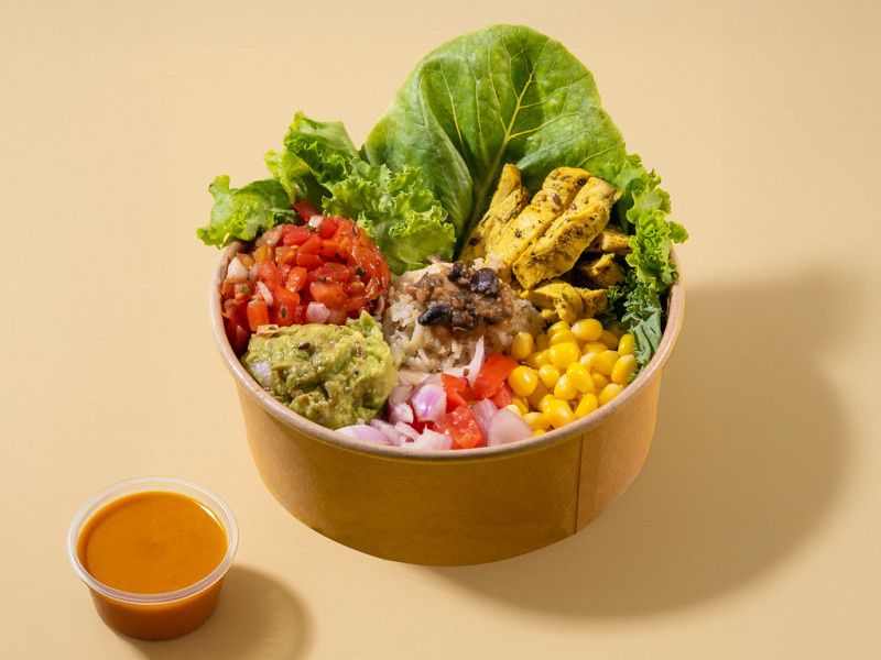 The Burrito Chicken Bowl ( Gluten Free)