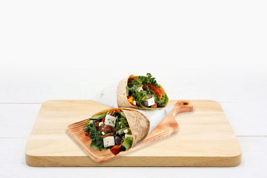 Basil Pesto Paneer Wrap