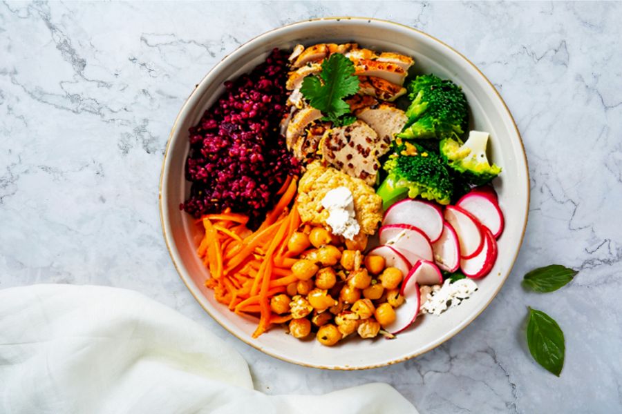 Harissa Chicken Warm Bowl
