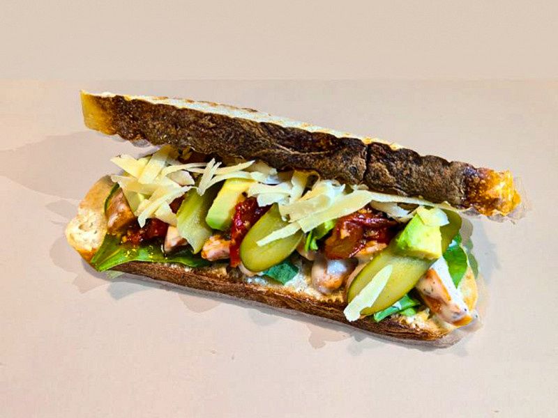 Smoked Chicken Sandwich ( High Protein)