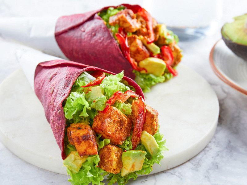Gluten Free Tandoori Chicken Avocado Wrap ( High Fibre)