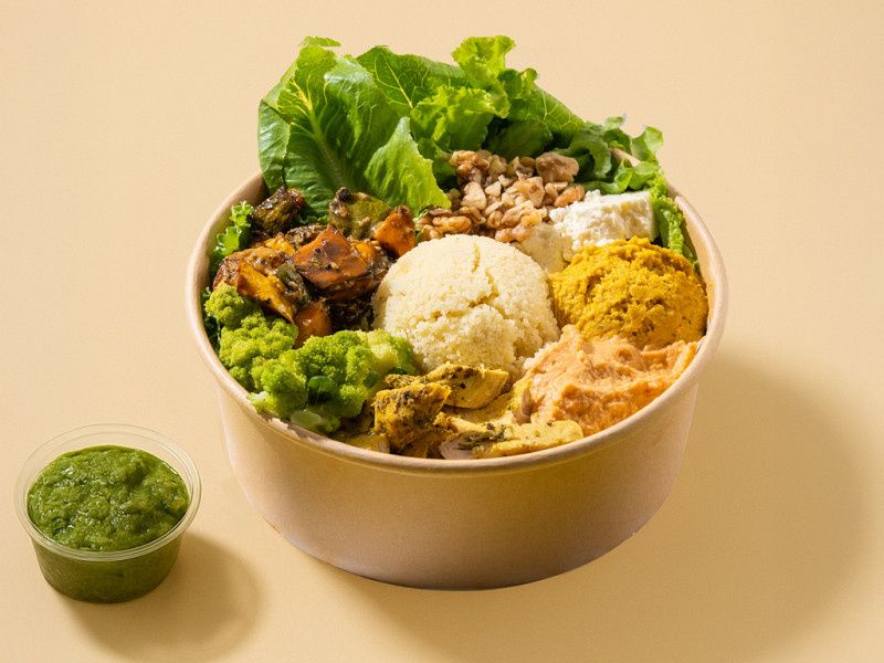 Mediterranean Bowl ( High Protein)