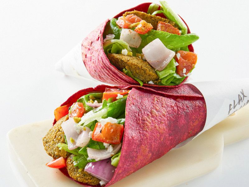 Gluten Free Falafel Wrap (High Protein)