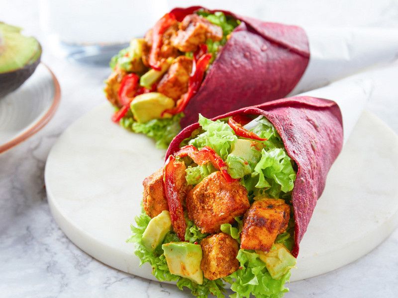 Gluten Free Tandoori Paneer Avocado Wrap ( High Fibre)