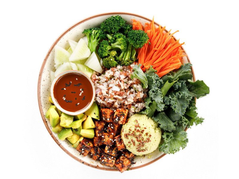 Thai Peanut Chicken Meal ( High Protein, High Fibre)