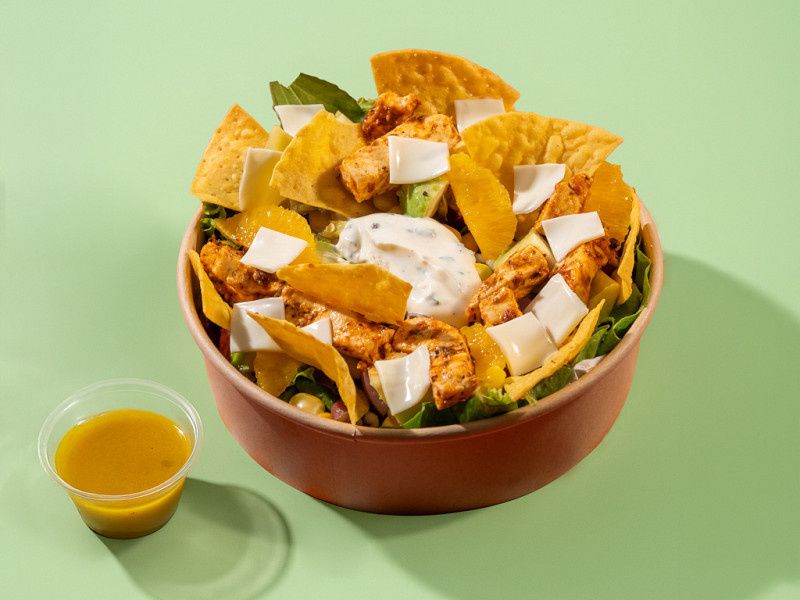 Mexican Taco & Chicken Salad