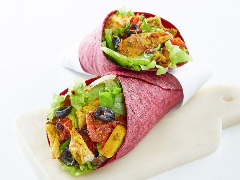 Gluten Free Shawarma Chicken Wrap ( High Protein)