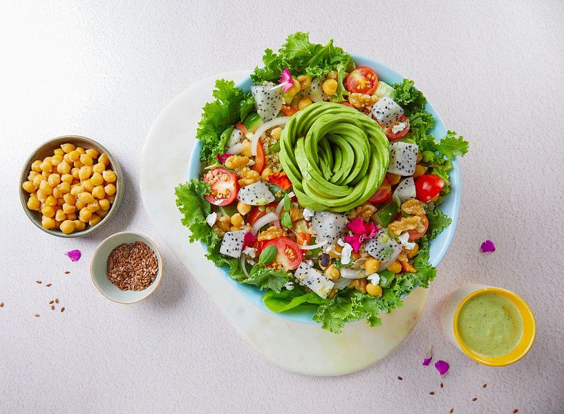 Quinoa And Avocado Salad ( High Fibre)