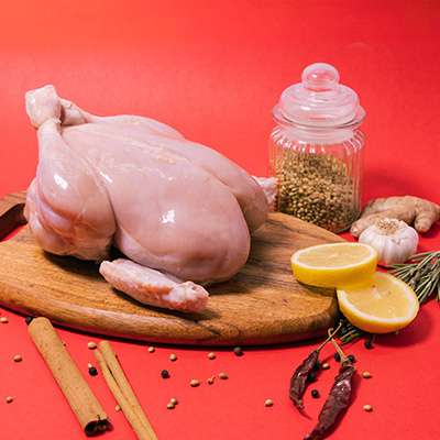 Chicken Without Skin: Whole Bird