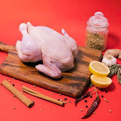 Chicken With Skin: Whole Bird