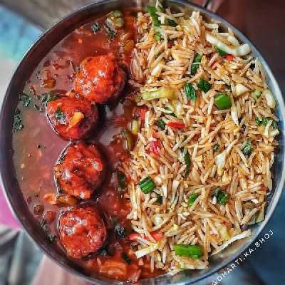 Veg Fried Rice Combo With Soft Drink[200ml]