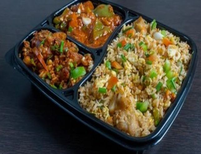 Veg Manchurian Combo (Noodles)