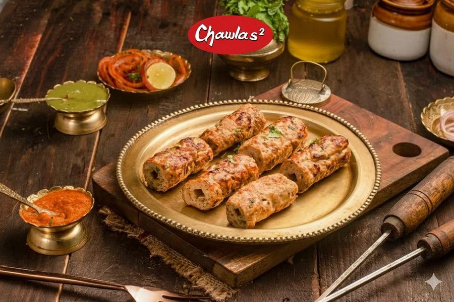 Chicken Seekh Kabab [Hand Made]