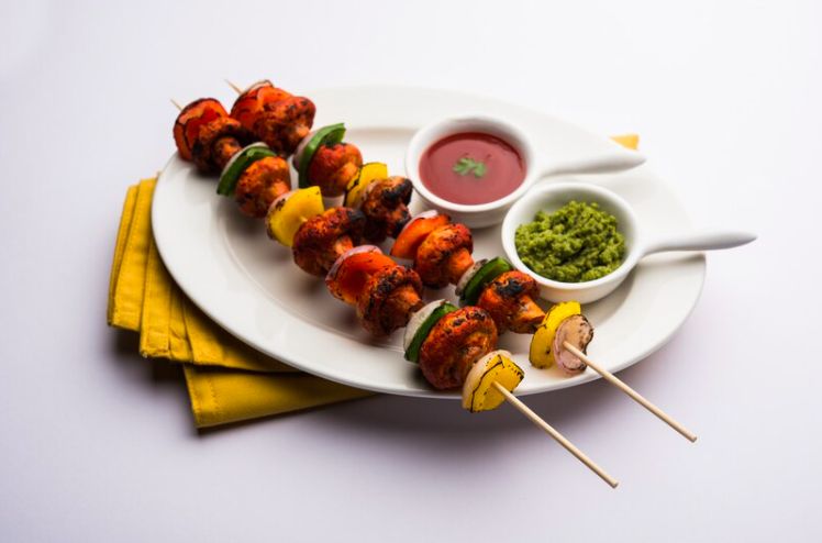 Mushroom Leshuni Tikka