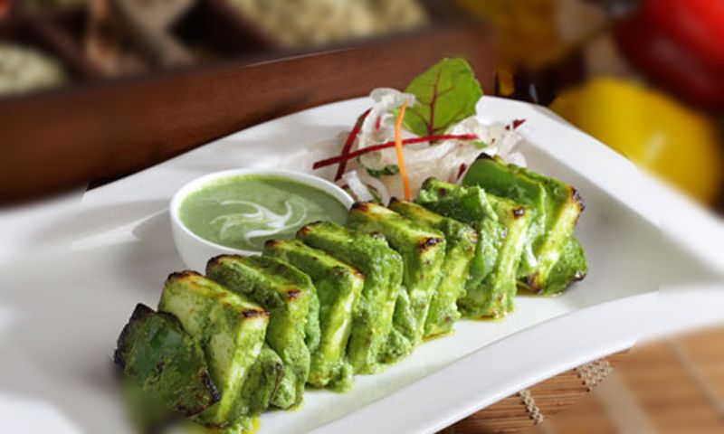 Paneer Hariyali Tikka