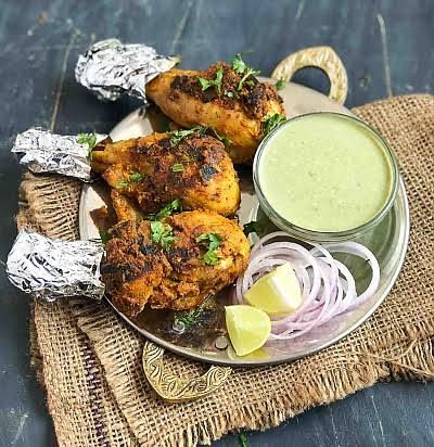 Stuffed Tangri Chicken [4 Pieces]
