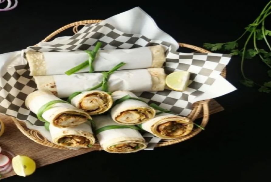 Chicken Seekh Kebab Roll