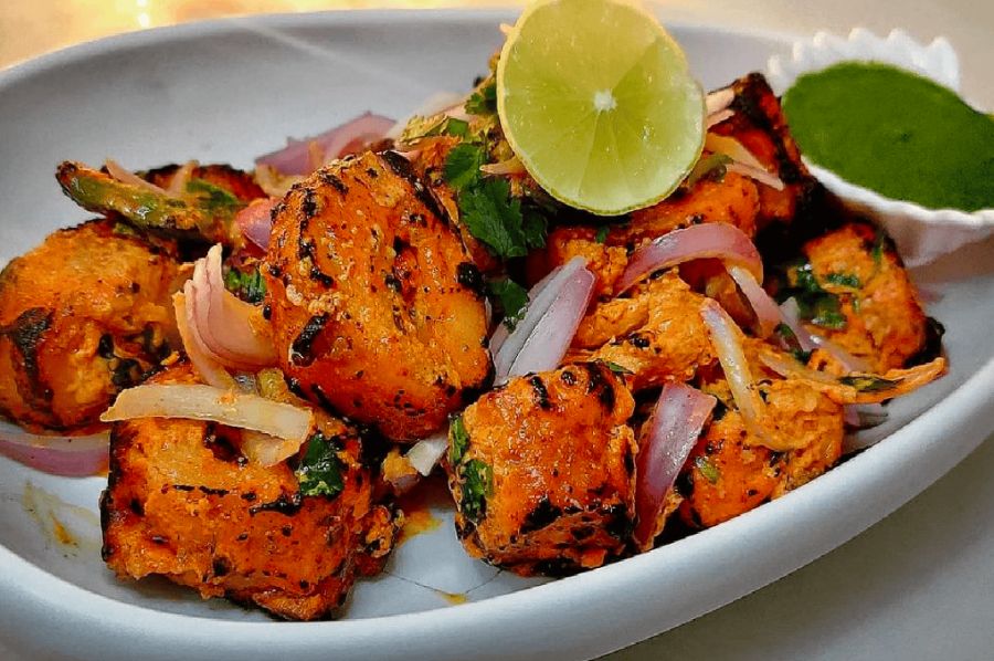 Chaap Achari Tikka