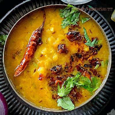 Punjabi Arhar Dal Tadka[ Desi Ghee]